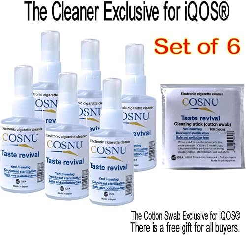 Miniatura 3 de El limpiador exclusivo para iQOS®, COSnu 1.7 fl oz ×6 Total 10.1 fl oz Líquido de limpieza