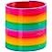 Jumbo Rainbow Coil Magic Spring Toy - Giant Classic Novelty Plastic Spring Toy - Great Gift for Boys and Girls Birthday Hallo