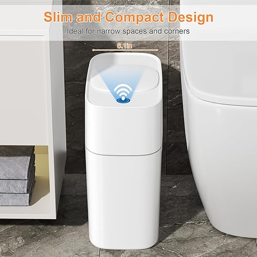 Miniatura 6 de MUEE Bote de basura sin contacto de 2 galones