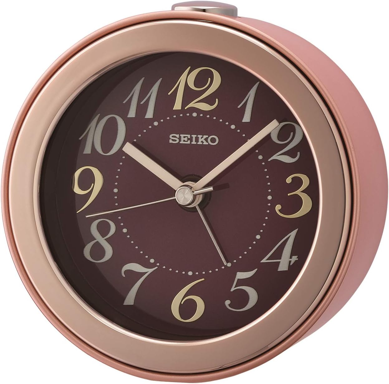 Seiko QHE172P Battery Powered Alarm Clock Amazon.co.uk Home & Kitchen