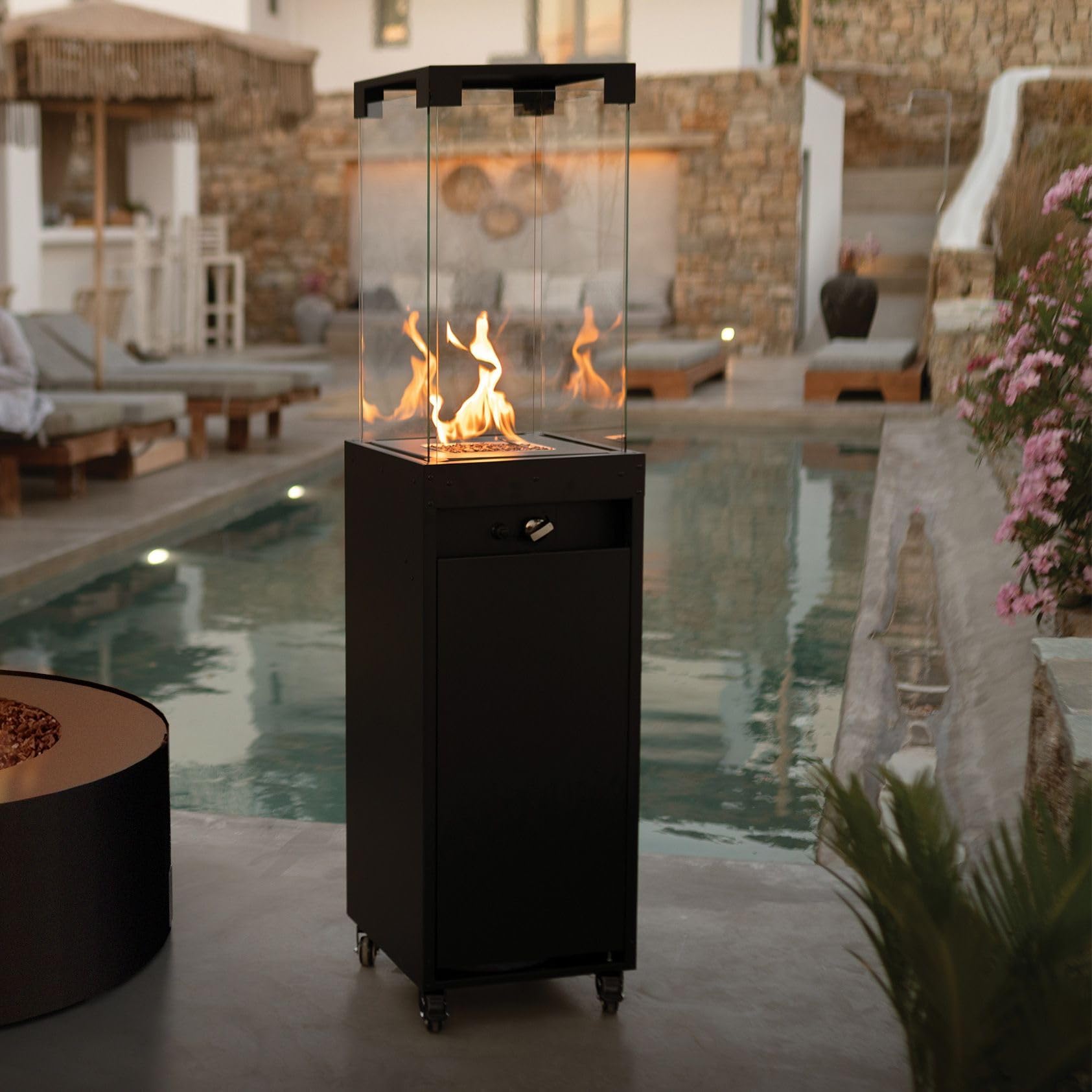 Planika Faro [chimenea de gas móvil exterior]: sin mesa