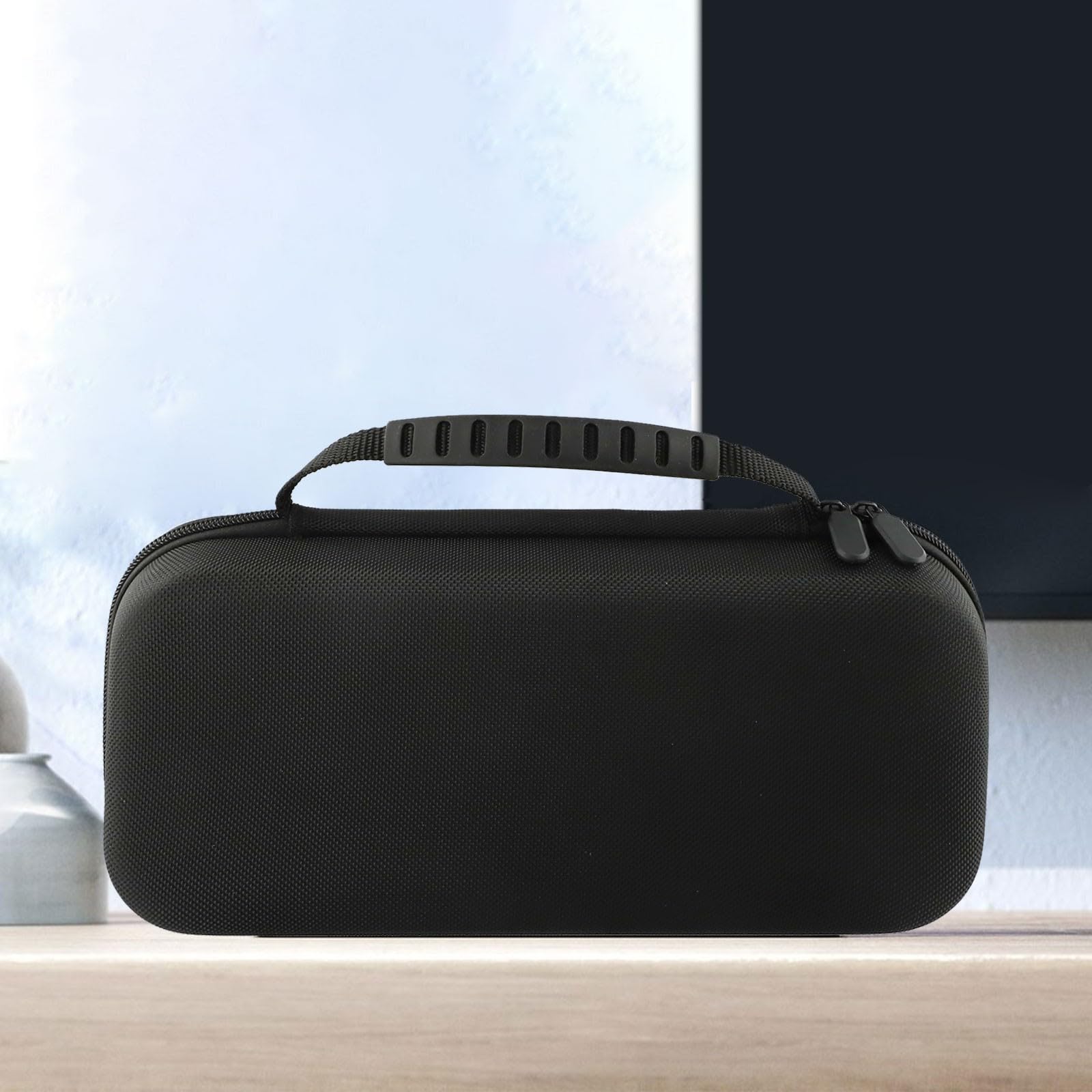 EVA Custodia da trasporto per Nintendo Switch 2, 30 x 15 x 7 cm, custodia rigida protettiva portatile con console di archiviazione, 12 cartucce di gioco e accessori, nero