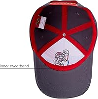 Vista 5 de Nintendo Boys Baseball Cap, Super Mario Adjustable Kids Hat for Ages 4-7