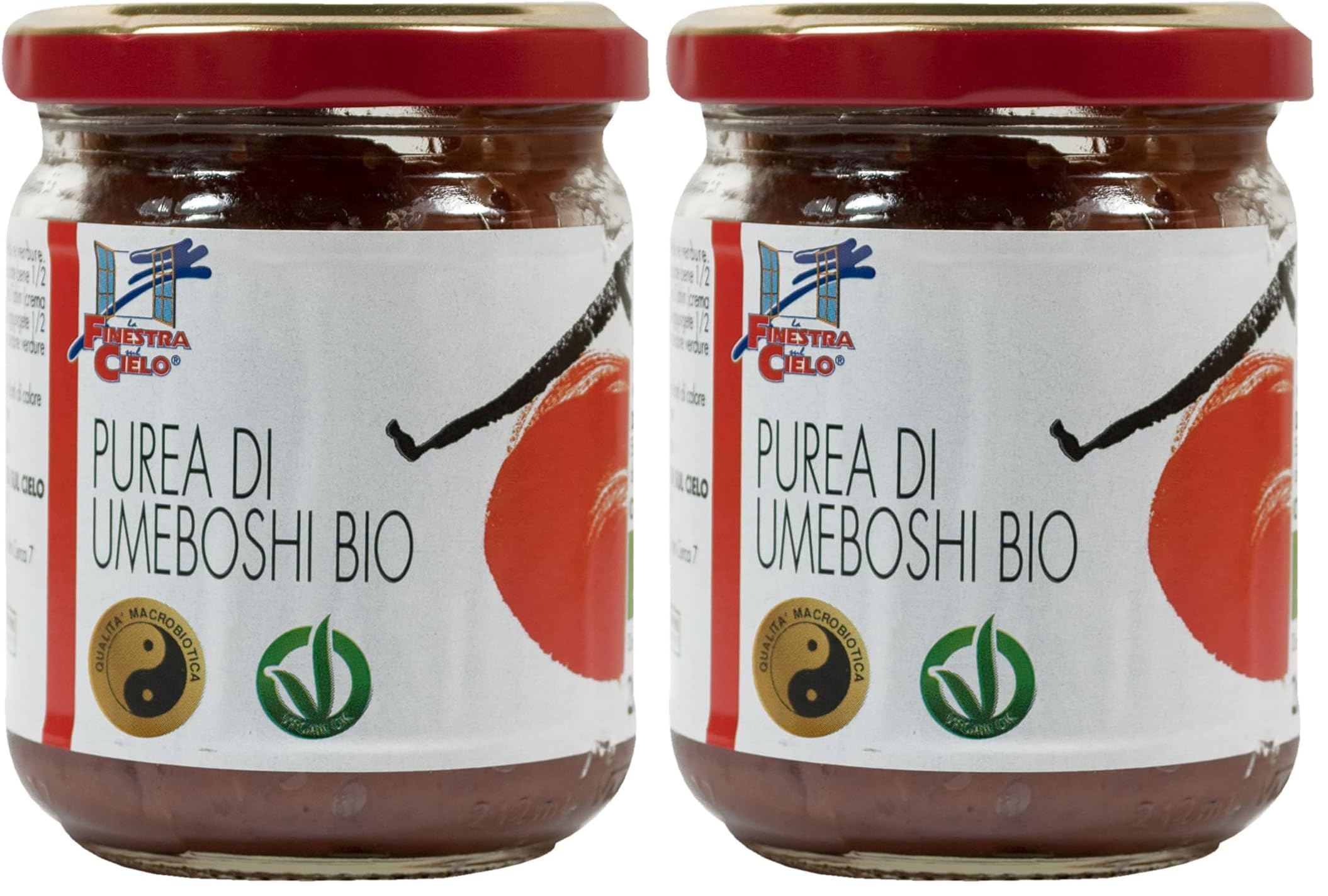 La Finestra Sul Cielo Purea di Umeboshi Bio - 200 g (Confezione da 2)