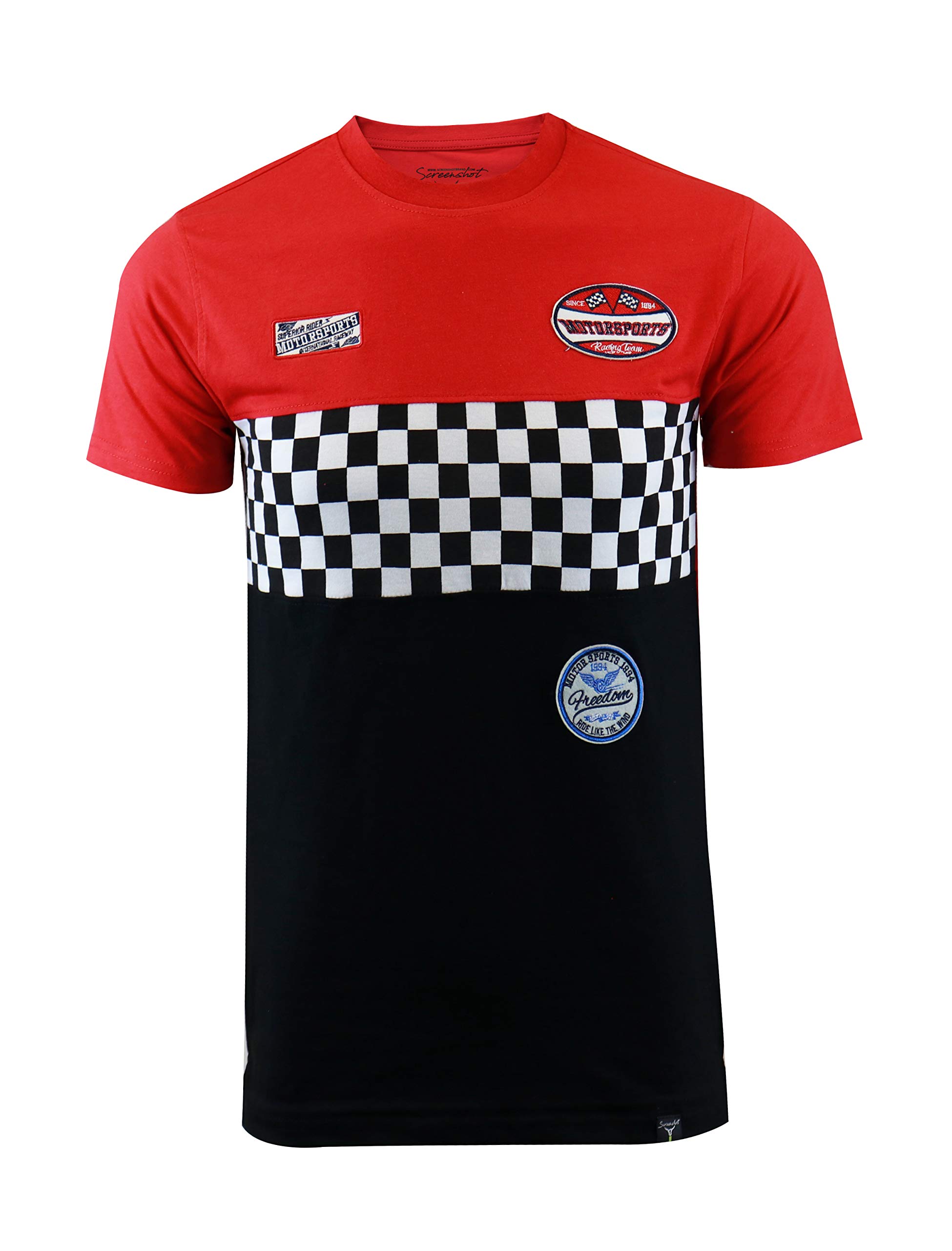 SCREENSHOTScreenshotbrand Mens Hipster Hip-Hop Urban Tees - NYC Street Fashion Longline Print T-Shirt