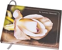 Vista 7 de Global Printed Products Libro de visitas funerarias, 9"x7", negro