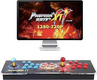 Pandora Treasure 3D Arcade Game Console - 30000 Games Installed, Search Games, Support 3D, 1280x720P, Favorite List, 4 Players Online, 2 Player Controls