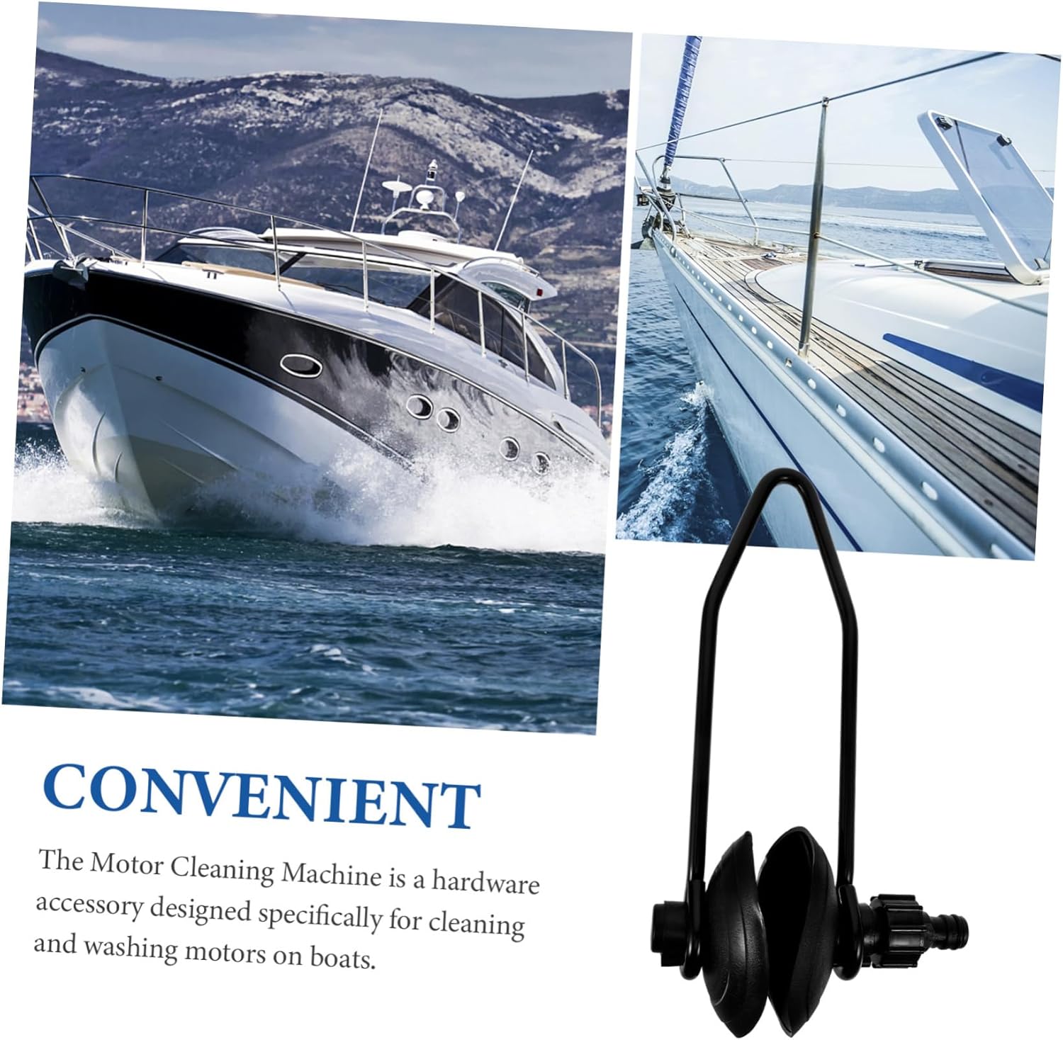 BESPORTBLE Motor Washer Boat Motor Outboard Engine Flusher Yacht Accessory Outboard Motor Muffs Boat Engine Flusher