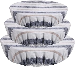 3 PCS Reusable Bowl Covers for Bread Proofing (Natural Beige)