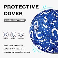 Vista 24 de Harrison Howard Howdy Bally Horse Playball Covers Mega Ball Cover for Equine Use - Exclusive Fun Patterns - Protective Carrot Print 40