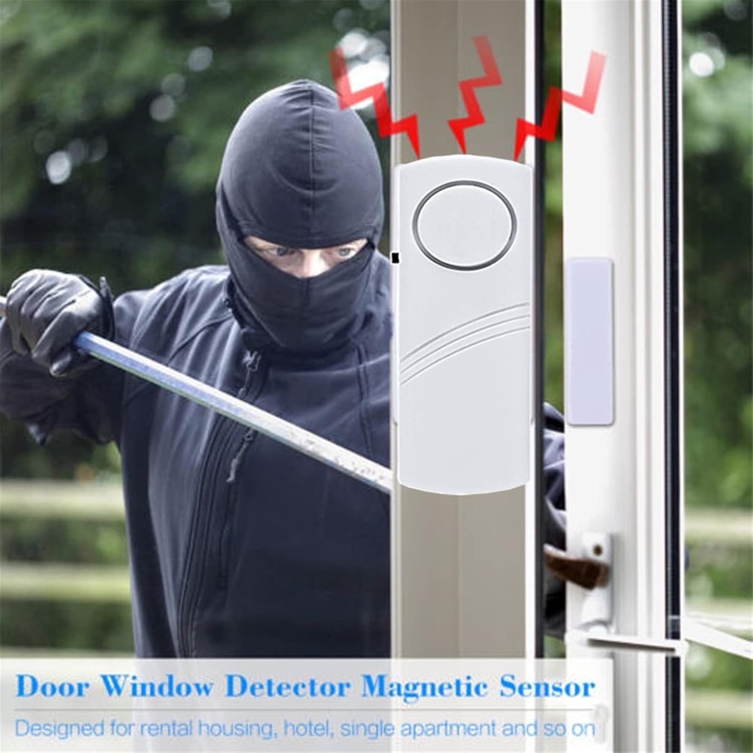 Alarma de Puerta y Ventana, alarmas de Puerta de 93 dB para Seguridad Infantil | Alarma antirrobo para puerta y ventana, alarmas de piscina para el hogar