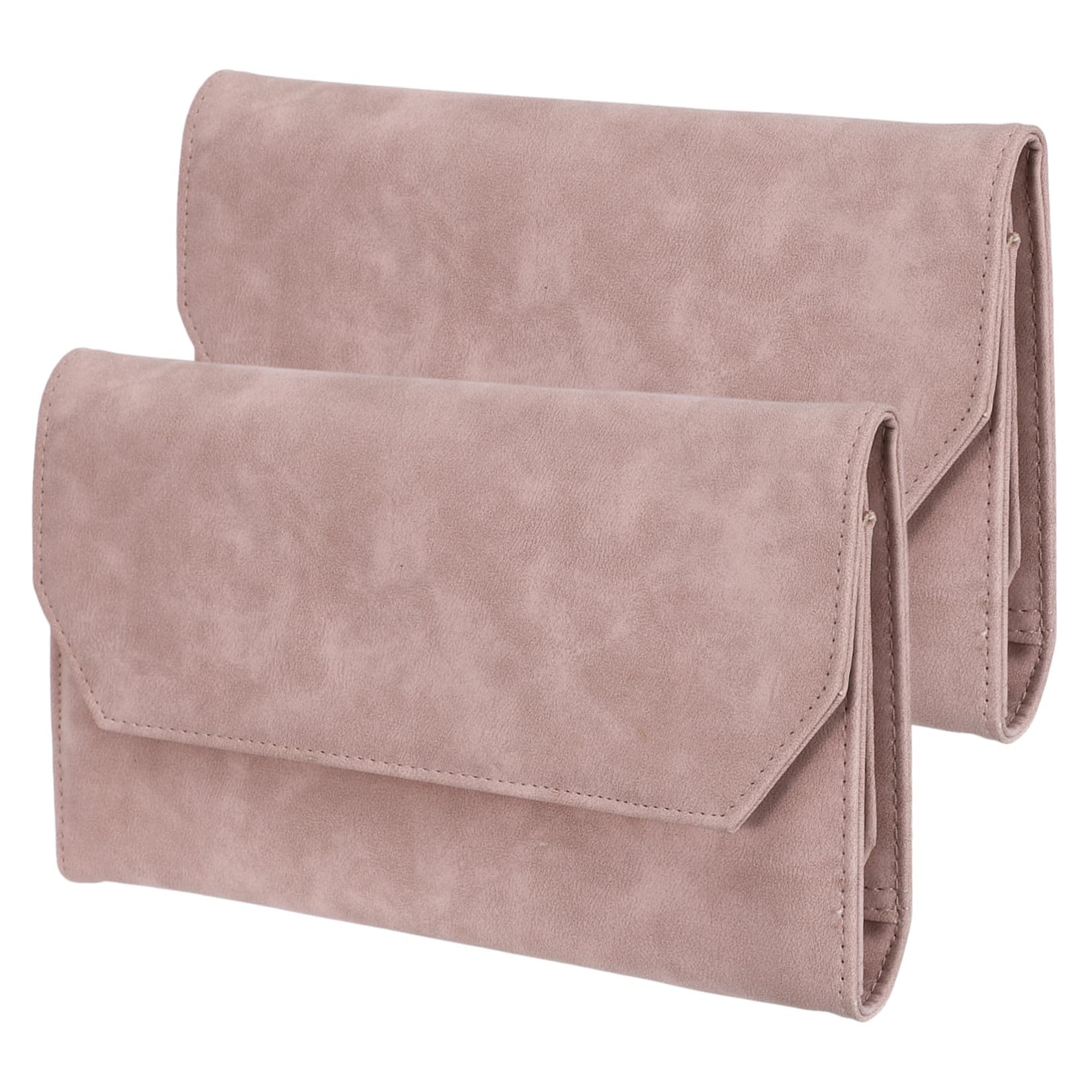 2 Pezzi Porta Aghi Circolari Portatile con Elastiche per Organizzare Segnapunti e Uncinetti Custodia Compatta per Accessori da Maglia e Uncinetto