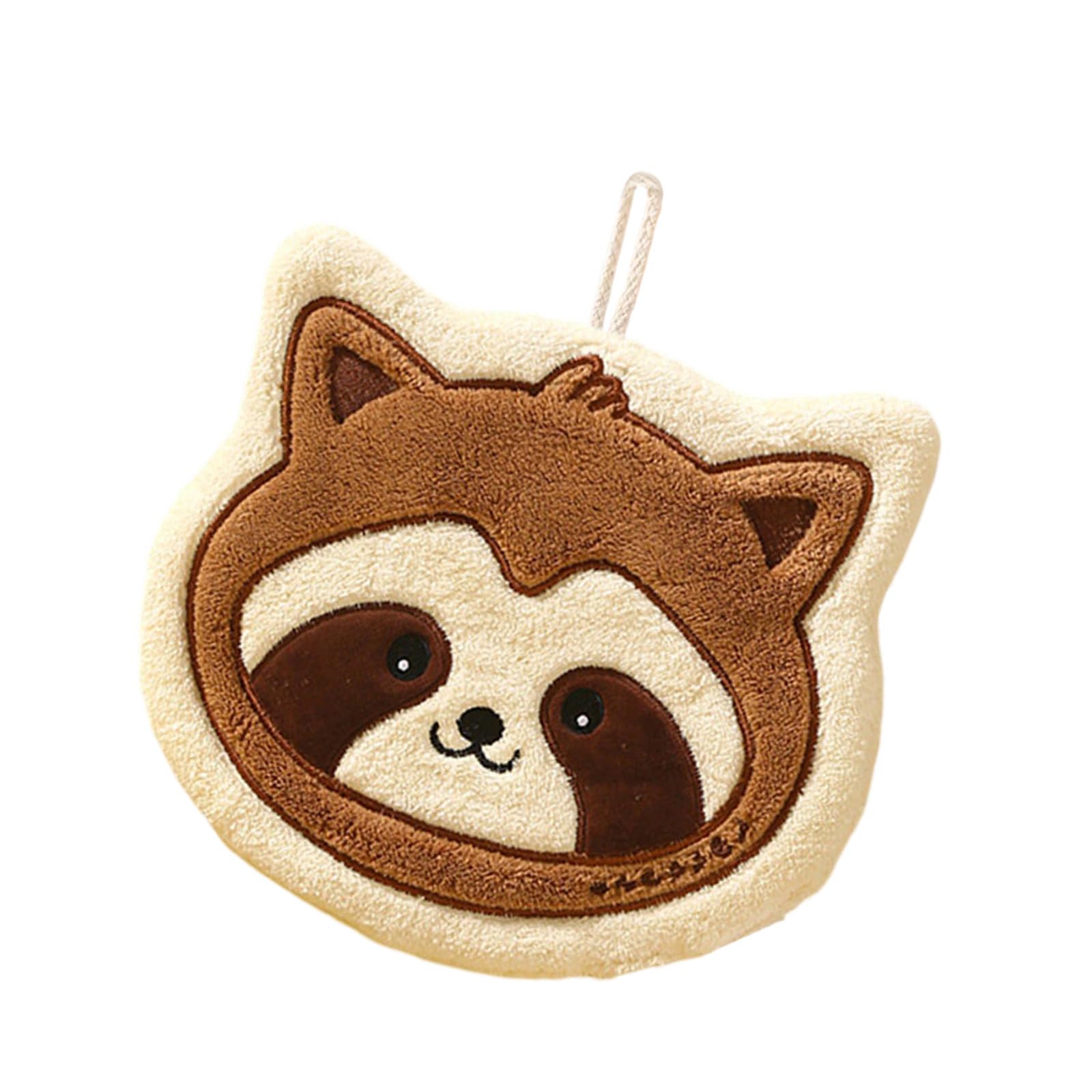 HDOYTXXM Cartoon Animal Towel Polyester Hanging Nonshedding Bath Strong Water Absorption Small for Bathroom Microfiber Absorbent Towels