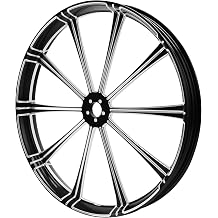 CUSTOM CHROME CCI 18" Front Wheel Rim Fit For Harley Touring Road King Road Electra Street Glide Ultra Limited 08-later Black Aluminum CNC Finish Custom Flash Front Wheel
