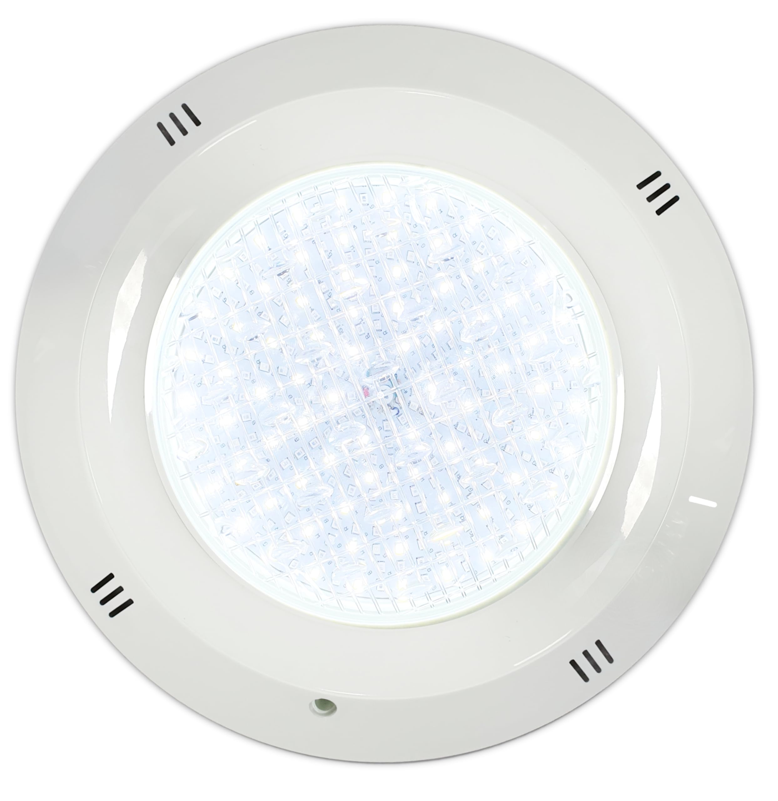 SWIMHOME Faretto per piscina superficie LED RGB 35 W 12 V AC (2 fili) con telecomando RF incluso, luce colori con memoria, IP68, facile installazione (RGB con telecomando (cavo a 2 fili))