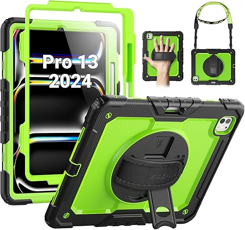 Miniatura 45 de SEYMAC Funda para iPad de 9ª/8ª/7ª generación de 10.2" 2021-2019, funda protectora resistente a prueba de golpes con protector de pantalla, soporte