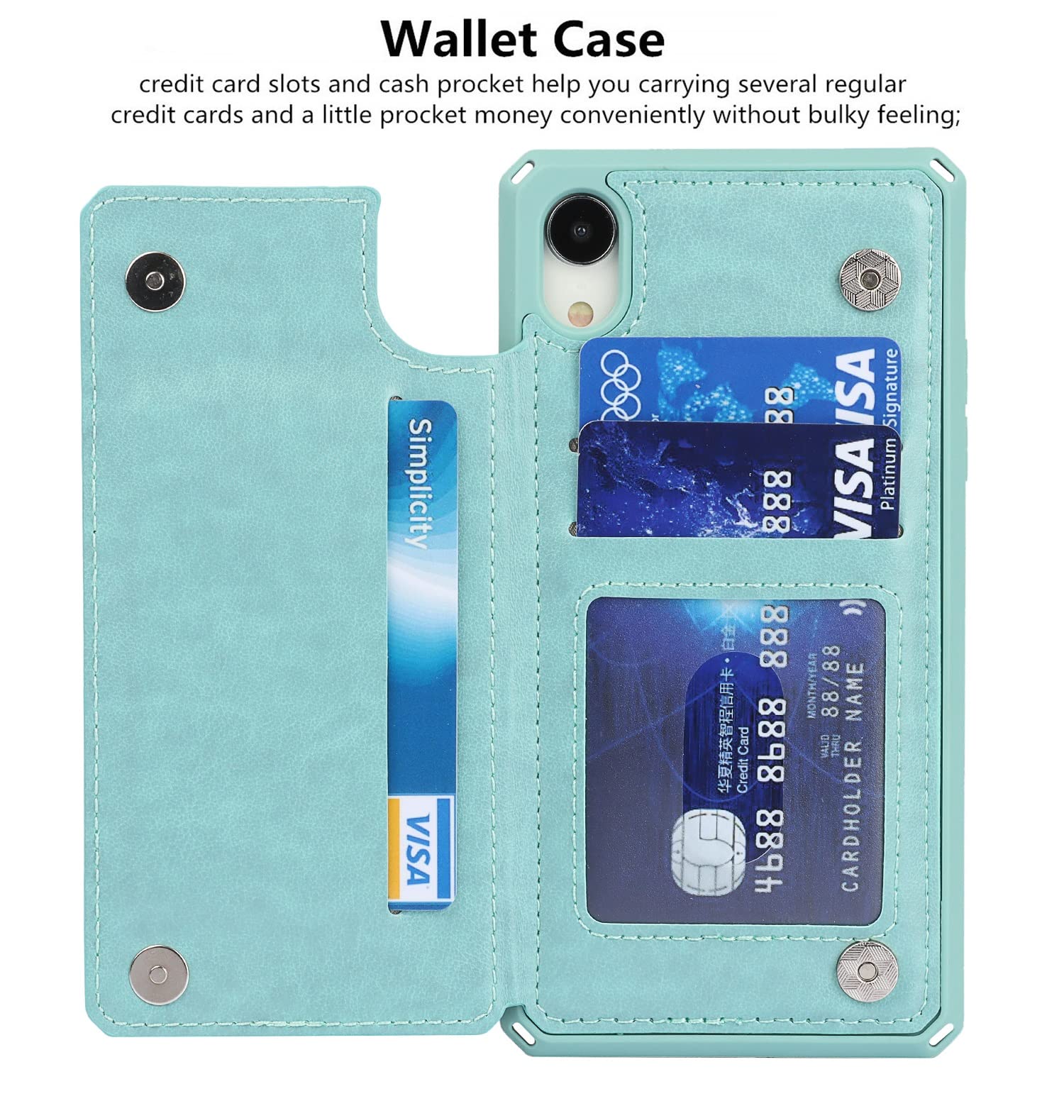 ICoverCase Brieftaschen-Handyhülle Für IPhone 16 – Mit RFID-Schutz, Kartenfächern & Standfunktion