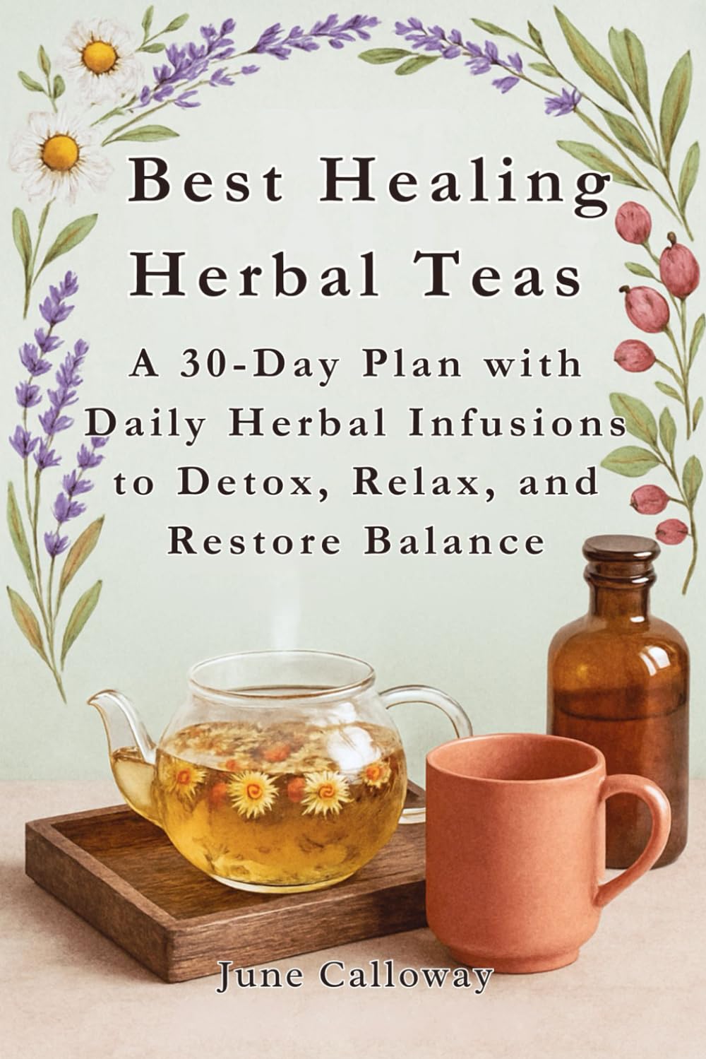 Best Healing Herbal Teas: A 30-Day Plan with Daily Herbal Infusions to Detox, Relax, and Restore Balance (Cookbook)