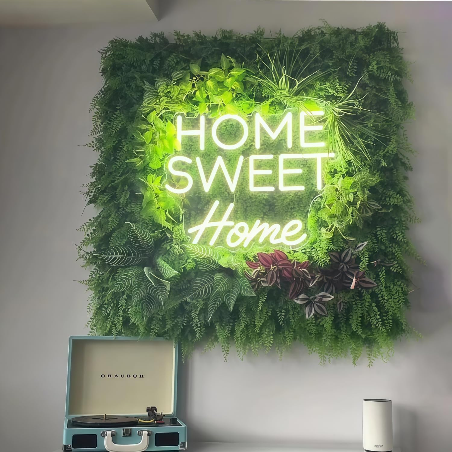 Home Sweet Home Neon Signs for Wall Decor Neon Wall Art Acrylic LED Lights with Hanging Chain Light Up for Bedroom Decor Man Cave Bar Pub graduate Wedding Party 5V USB Powered Dimmable