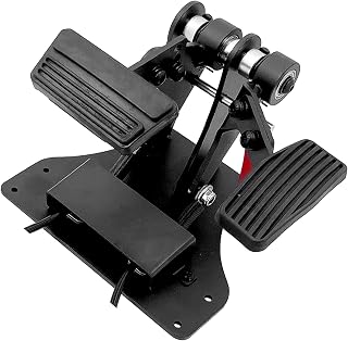Passenger Side Universal Dual Control Gas and Brake Pedal, Right Hand Drive Conversion Kit Assist Fits for Driver Training Vehicles, Postal Vehicle,Drivers School Instructors Car ACAR-B2