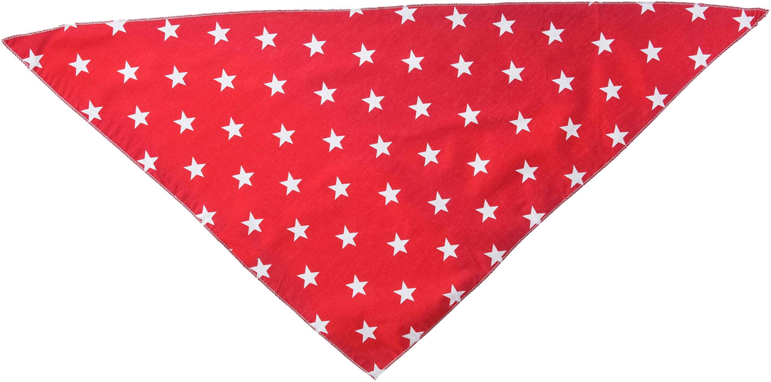 Pet Pooch Boutique Star Bandana for Dog, Medium/Large, Red