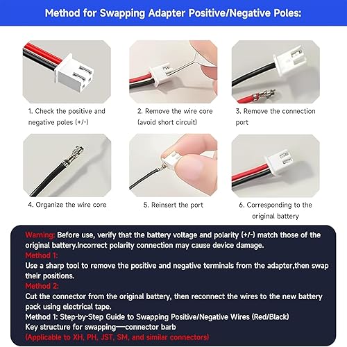 Miniatura 6 de Batería de iones de litio de 5200 mAh 3.7 V con enchufe JST-PH JST 2.542P, batería recargable, baterías de litio de 3.7 voltios para electrónica,