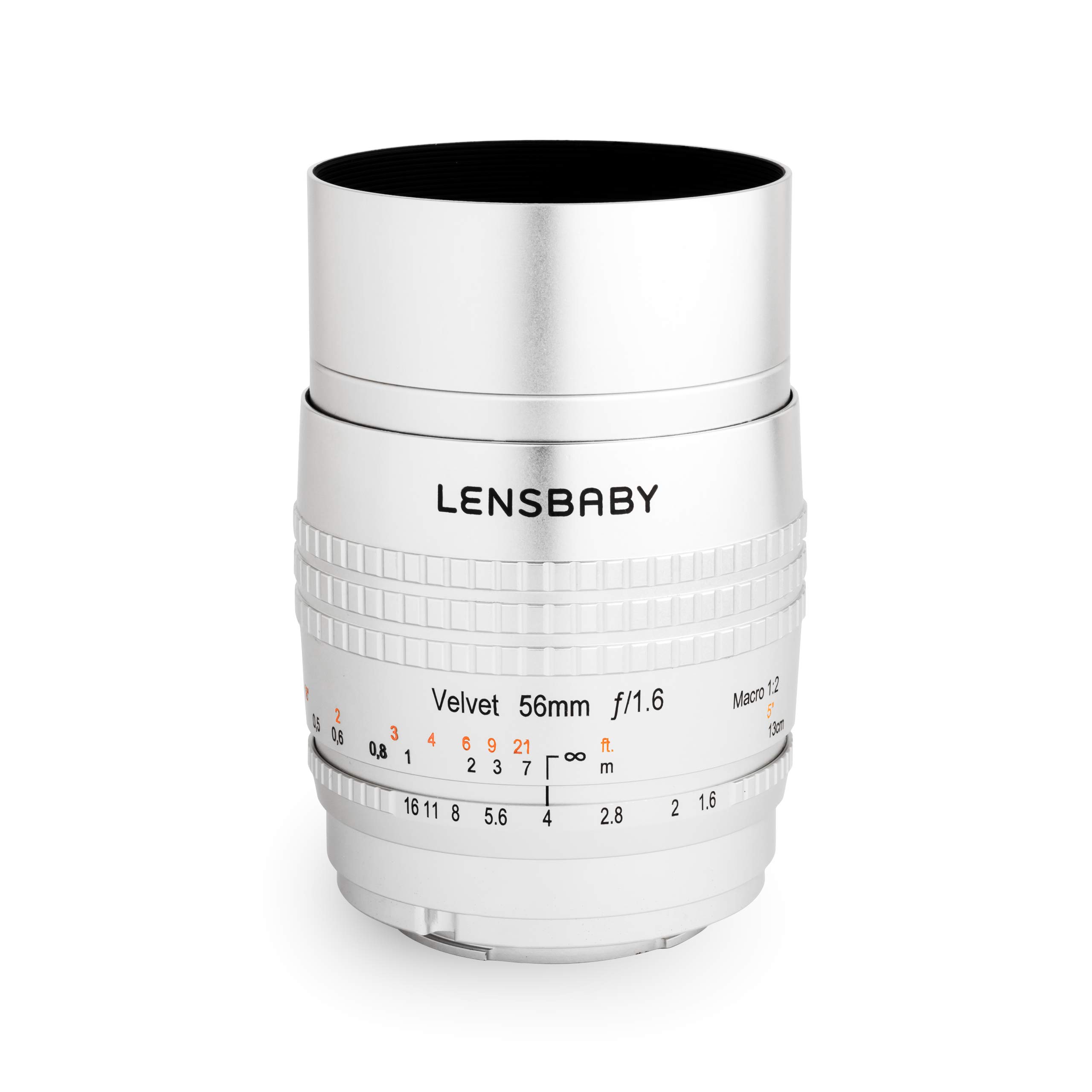 Amazon.com : Lensbaby Velvet 56 Compatible with EF Mount (Silver