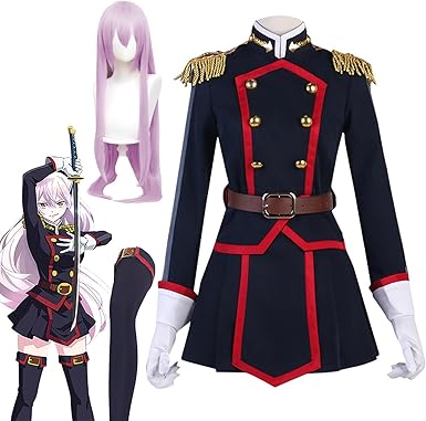 魔都精兵のスレイブ 羽前京香 コスプレフルセット ウィッグ付き 710c7jpwfLL._AC_SX385_.jpg