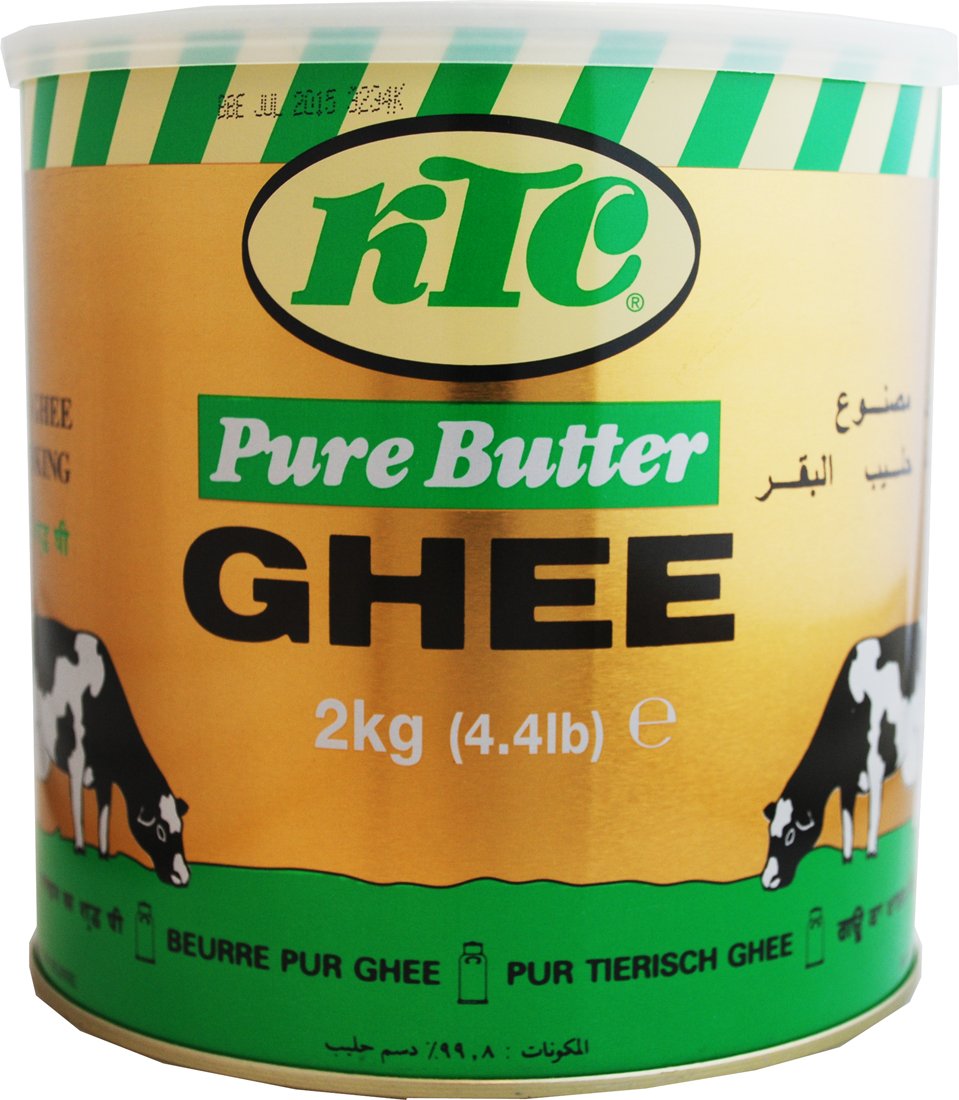 KTC Pure Butter Ghee 2kg Grocery & Gourmet Food