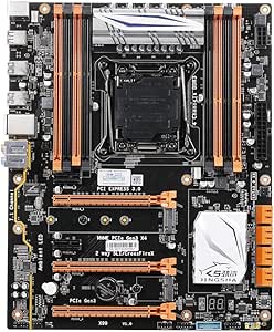 Docooler JINGSHA X99-8D3 Four-Channel DDR3 8 Loaded M.2 Gaming Motherboard for LGA2011 V3 2629/2649/2669/2678/2696/2676/2673 ATX 256GB