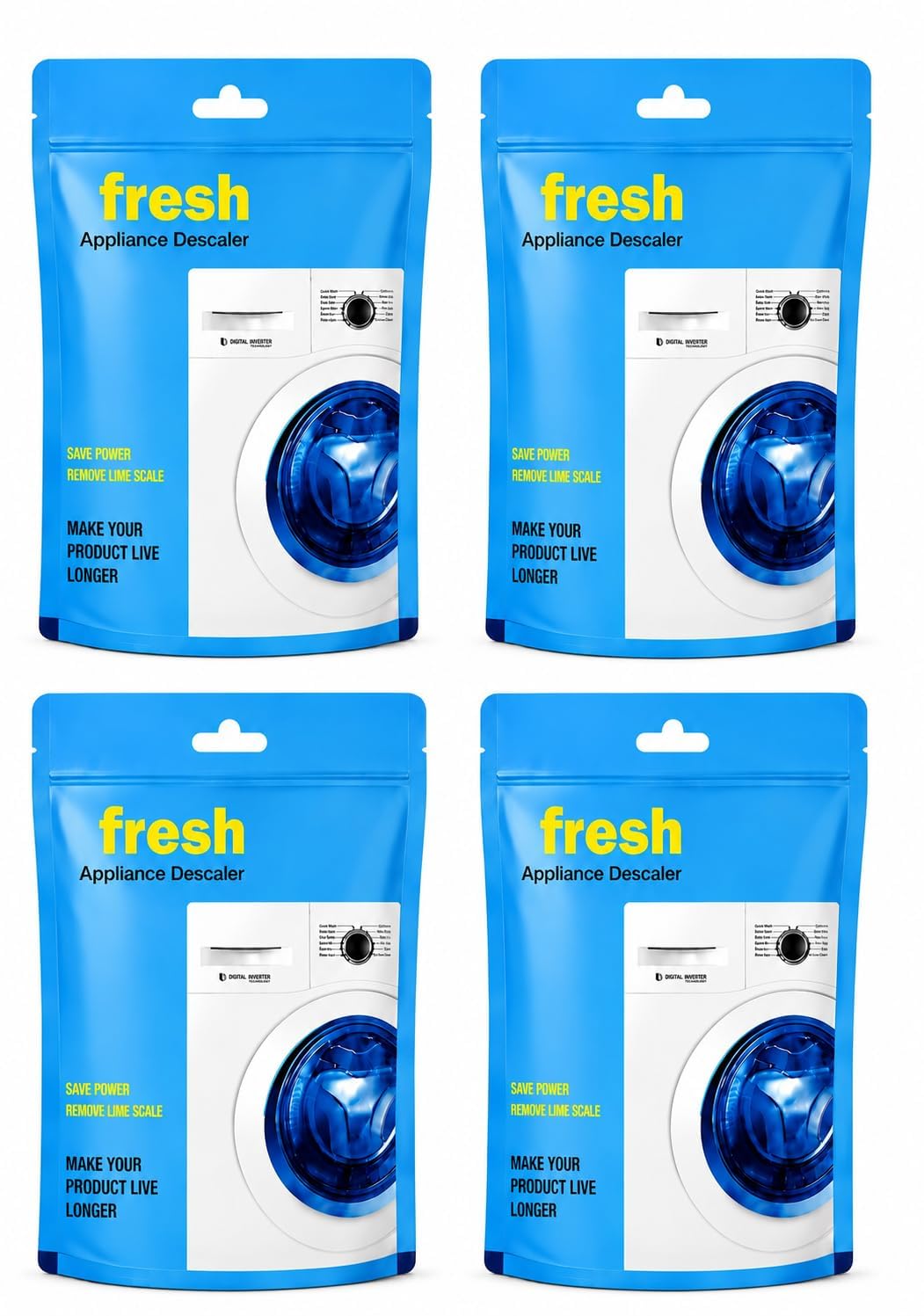 Washing Machine Drum Cleaning Powder Orignal Compatible for All Samsung Washing Machine Front Load and Top Load Washing Drum Cleaner Descaling Powder - 100 Gm (Pack of 4)-image-27