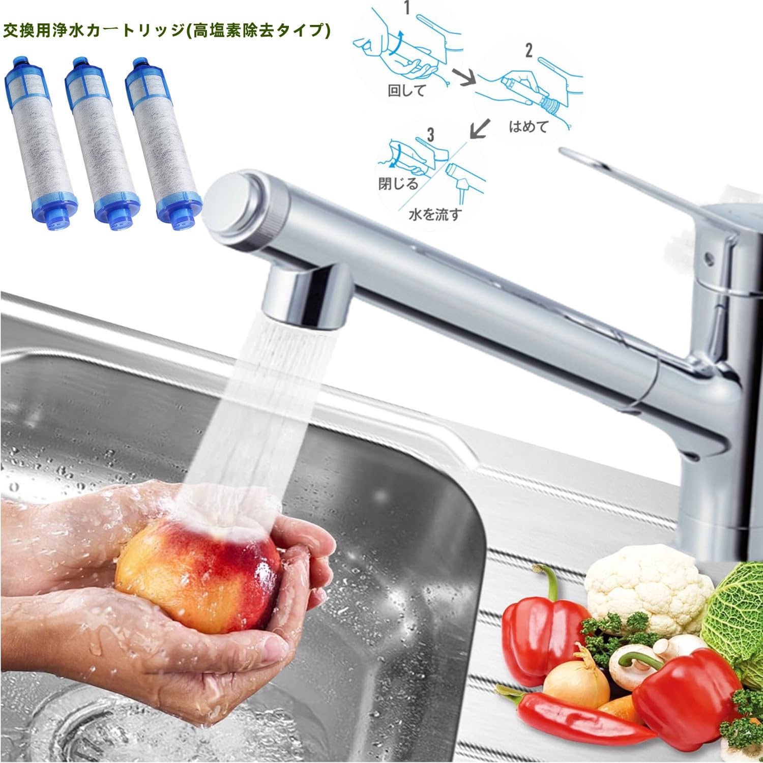 Amazon | JF-22 交換用浄水器カートリッジ（JF-22-F JF-20TK-SW SF-T20