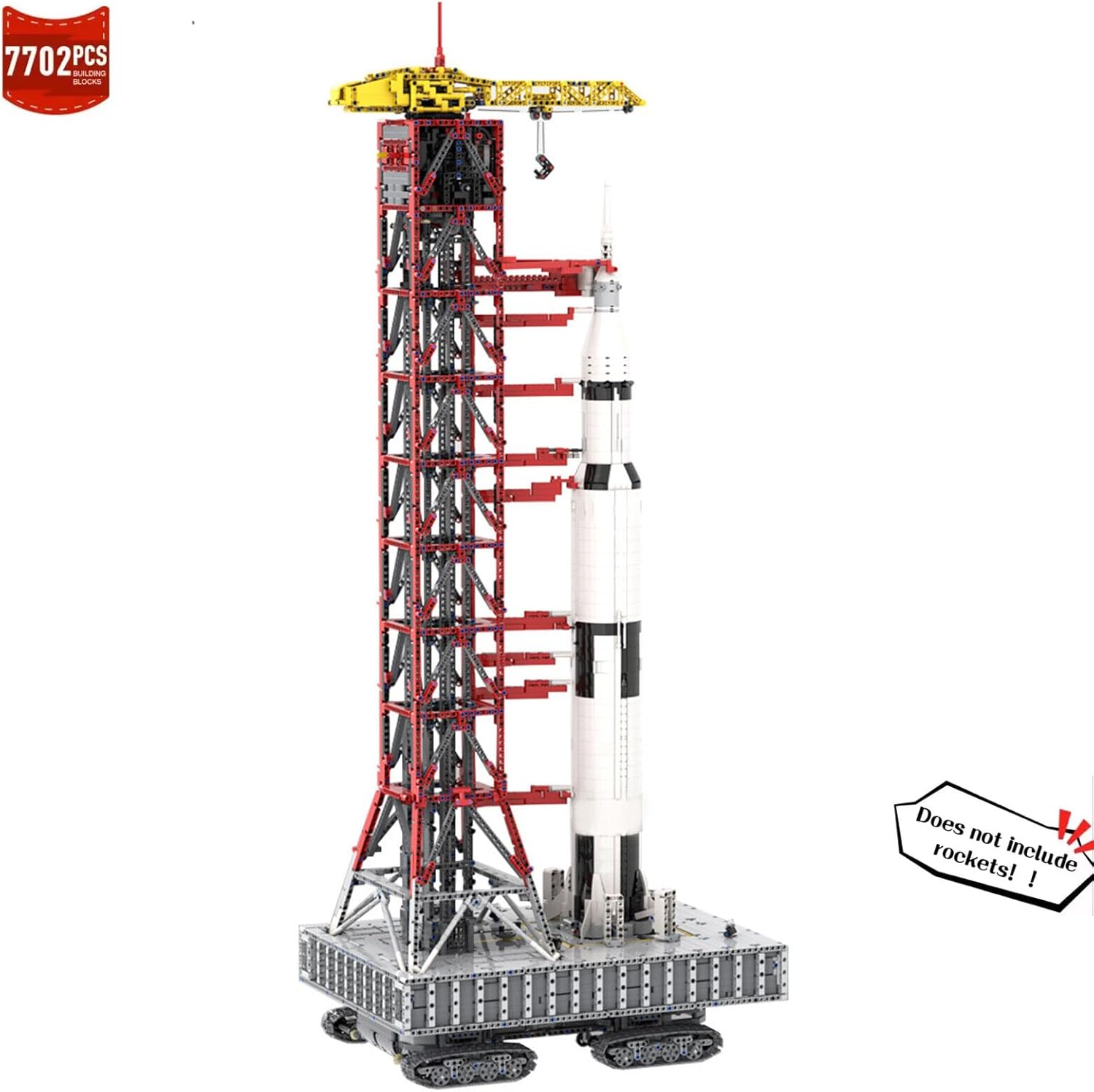 Launch Tower Mk I Saturn V Compatible Building Kit, Construction Block, 7704 pcs Bricks Toys, for Ages 16+