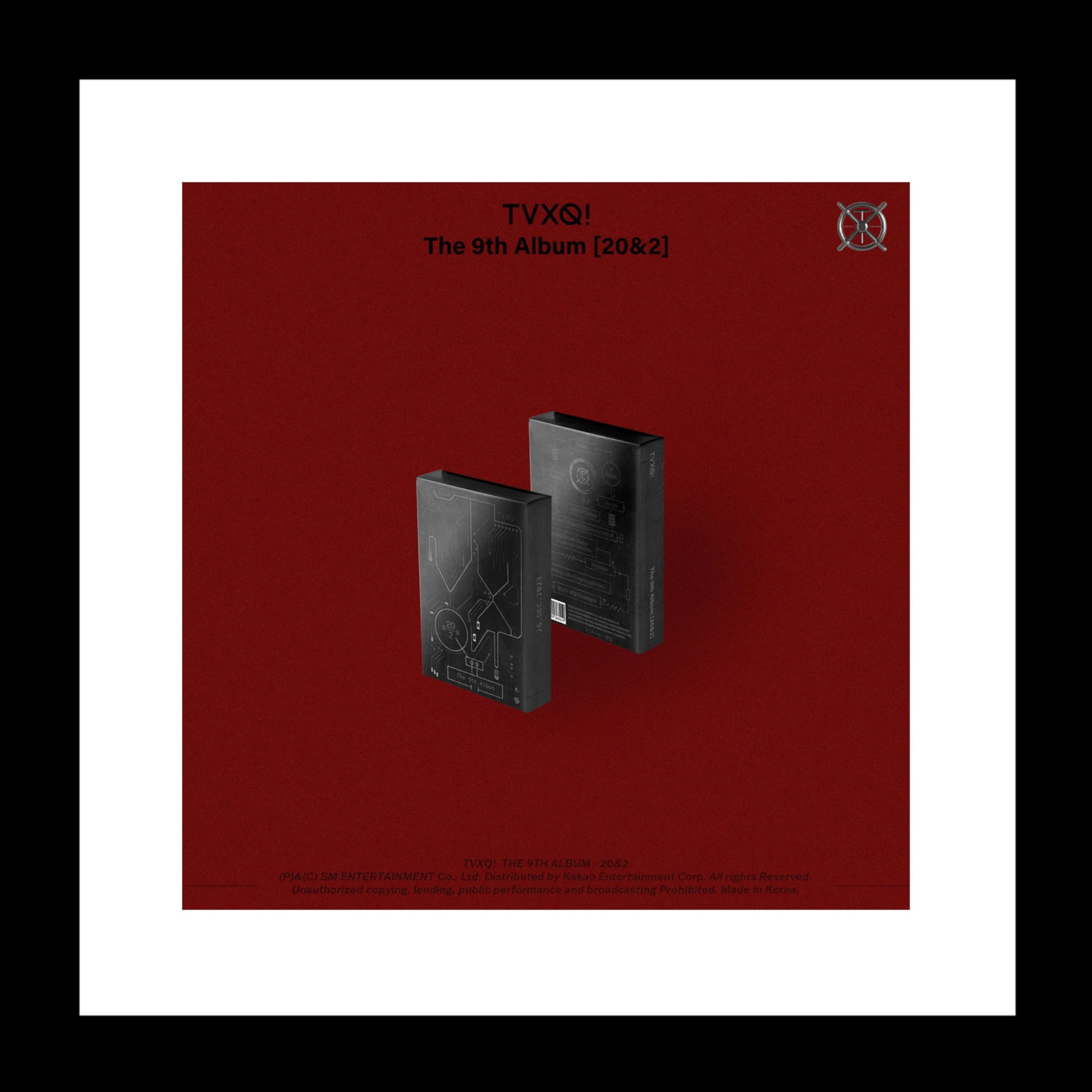 TVXQ! 20 y 2 Contenido del 9º álbum+Tarjeta fotográfica+Seguimiento sellado (juego completo (bóveda+juego de fotolibro+circuito))