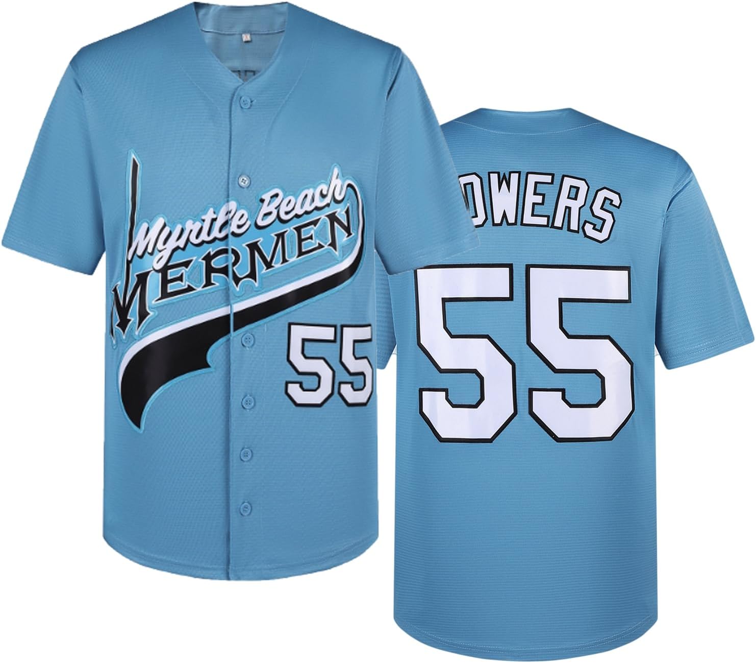 55 Baseball Jersey Shirt Stitched Movie Baseball Jersey Perfect for School Teams and Events