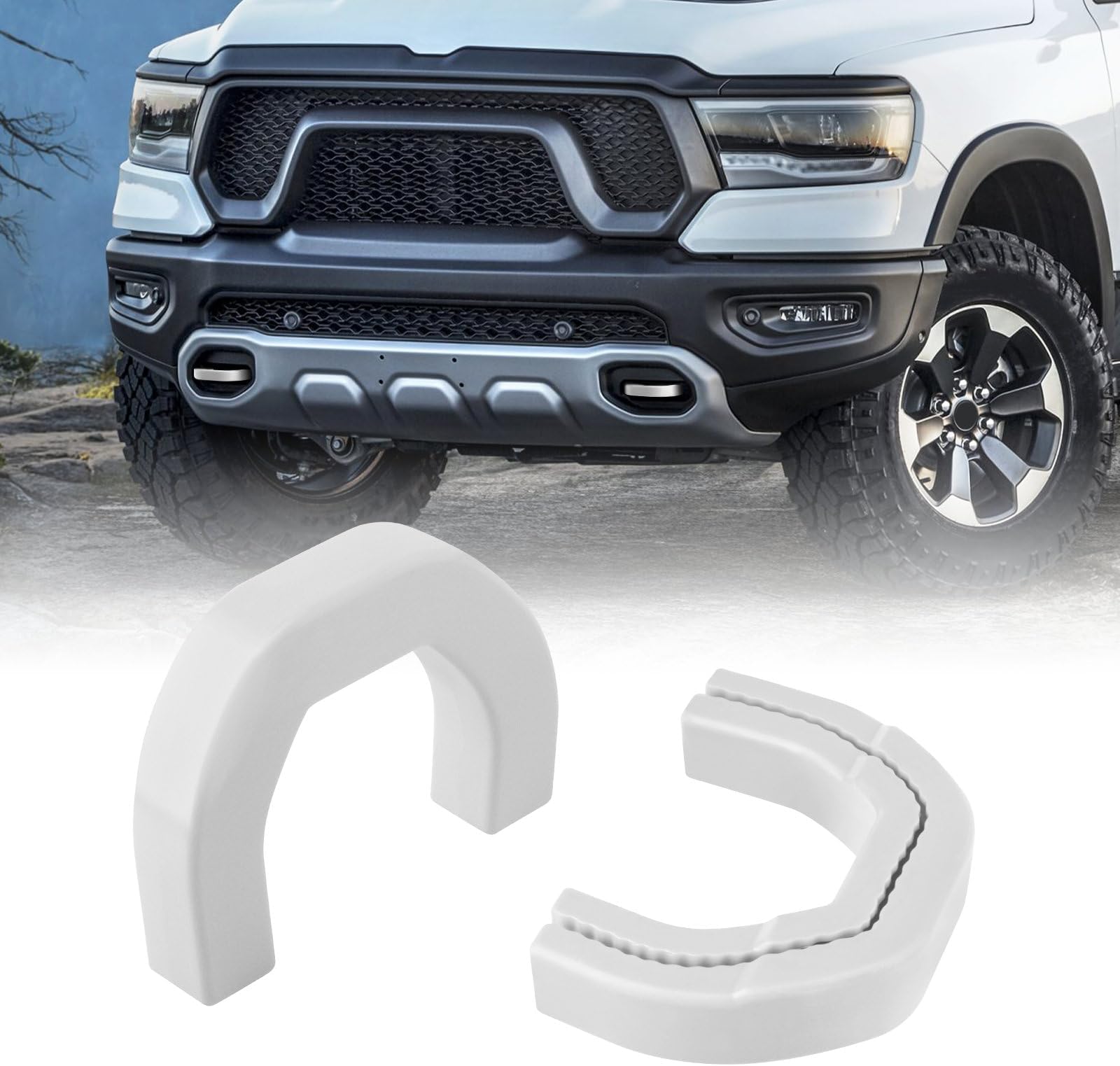 Tow Hook Covers Fits for Dodge RAM 1500 20192025 ,Front