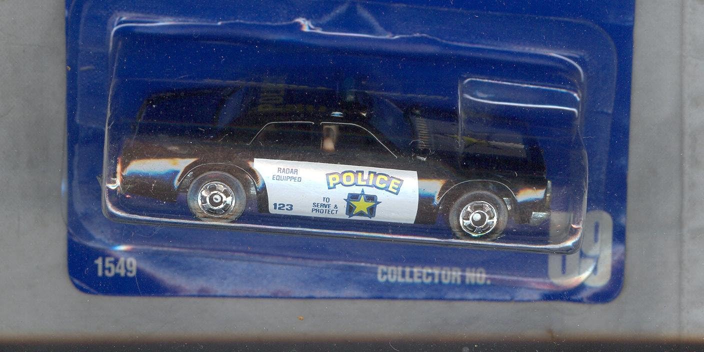 Hot Wheels 1991-59 Sheriff Patrol All Blue Card 1:64 Scale