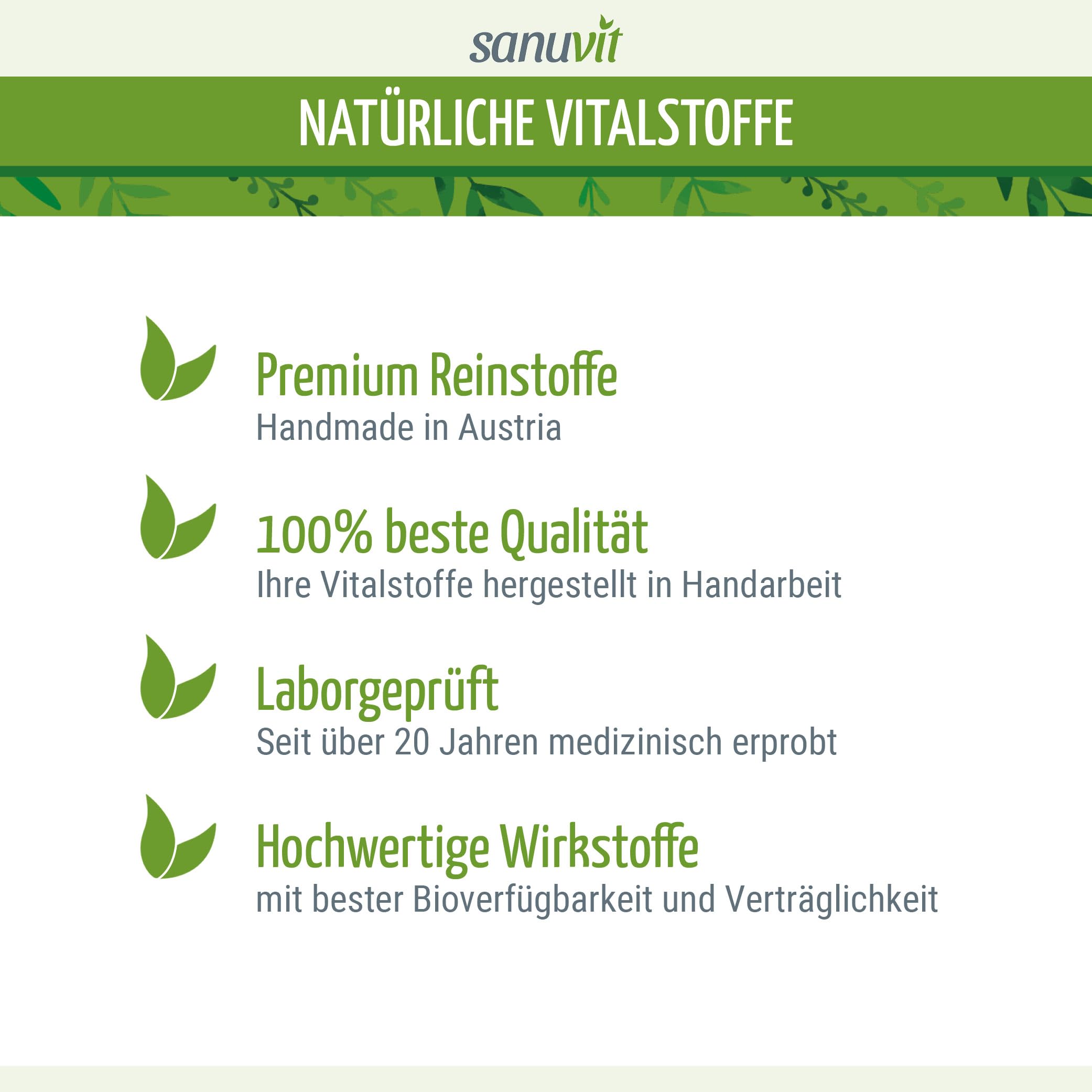 Sanuvit® - Weihrauch Kapseln 500 mg | 180 Kapseln | Hochdosiert | Indischer Boswellia serrata | Hohe Bioverfügbarkeit | Mit Premium Rohstoff Boswellin® | Vegan | Hergestellt in Österreich
