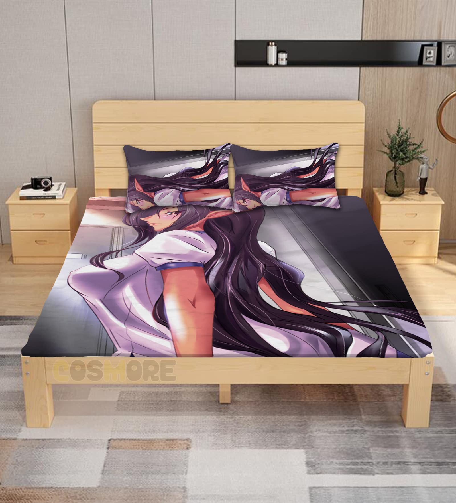 Amazon.co.jp: COSMORE Olga Discordia 3-Piece Bedding Set, Customized, Large  Blanket, Flannel Sheet, Body Pillow, 2-Way Tricot, Double-Sided Print,  Large Blanket, 78.7 x 59.1 inches (200 x 150 cm), 1 Piece + Body