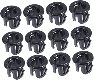 HEALLILY Black Washers 100pcs Guard Coil Iron Plate Protection Cable Protector