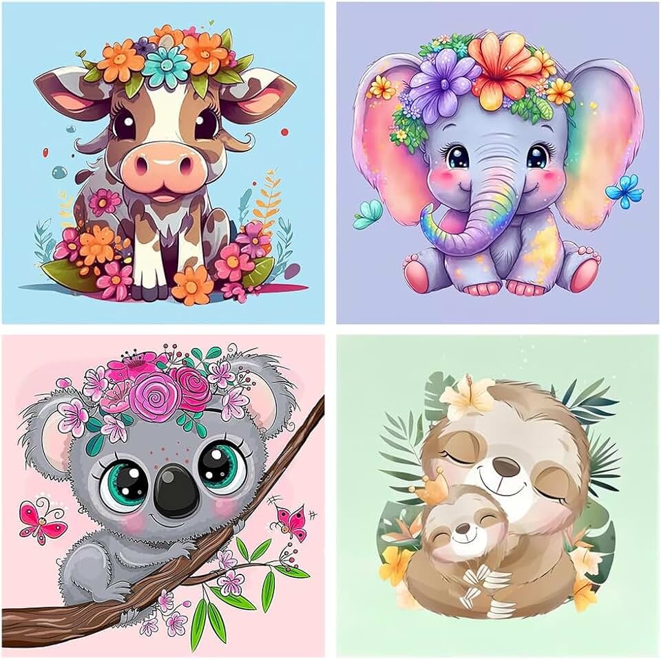 Amazon.com: Kids' Paint By Number Kits - Kids' Paint By Number Kits ...