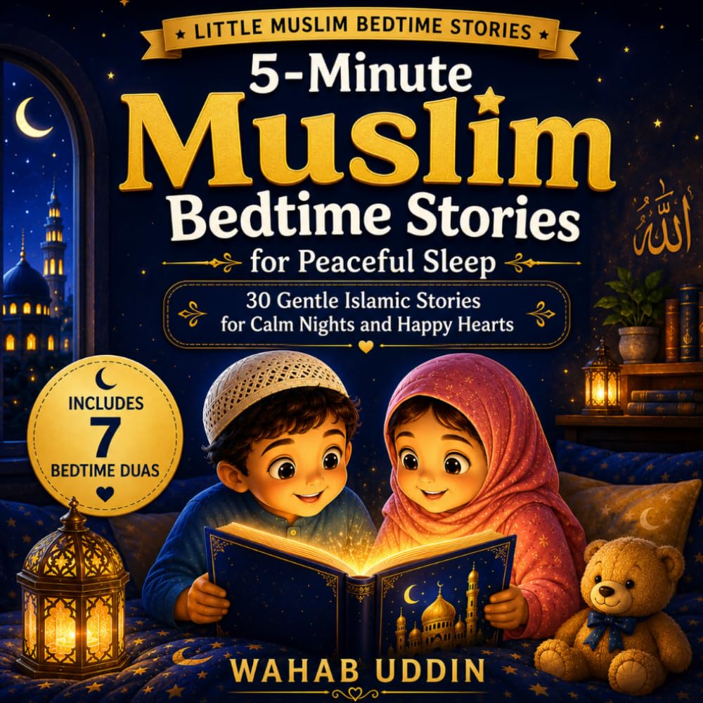 5-Minute Muslim Bedtime Stories for Peaceful Sleep: 30 Gentle Islamic Stories for Calm Nights and Happy Hearts