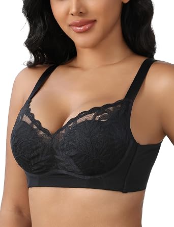 Damen Minimizer BH ohne B gel Gro e Br ste B gelloser Sexy Spitze BH Vollfiguriger Gro e Gr en Bra Komfort