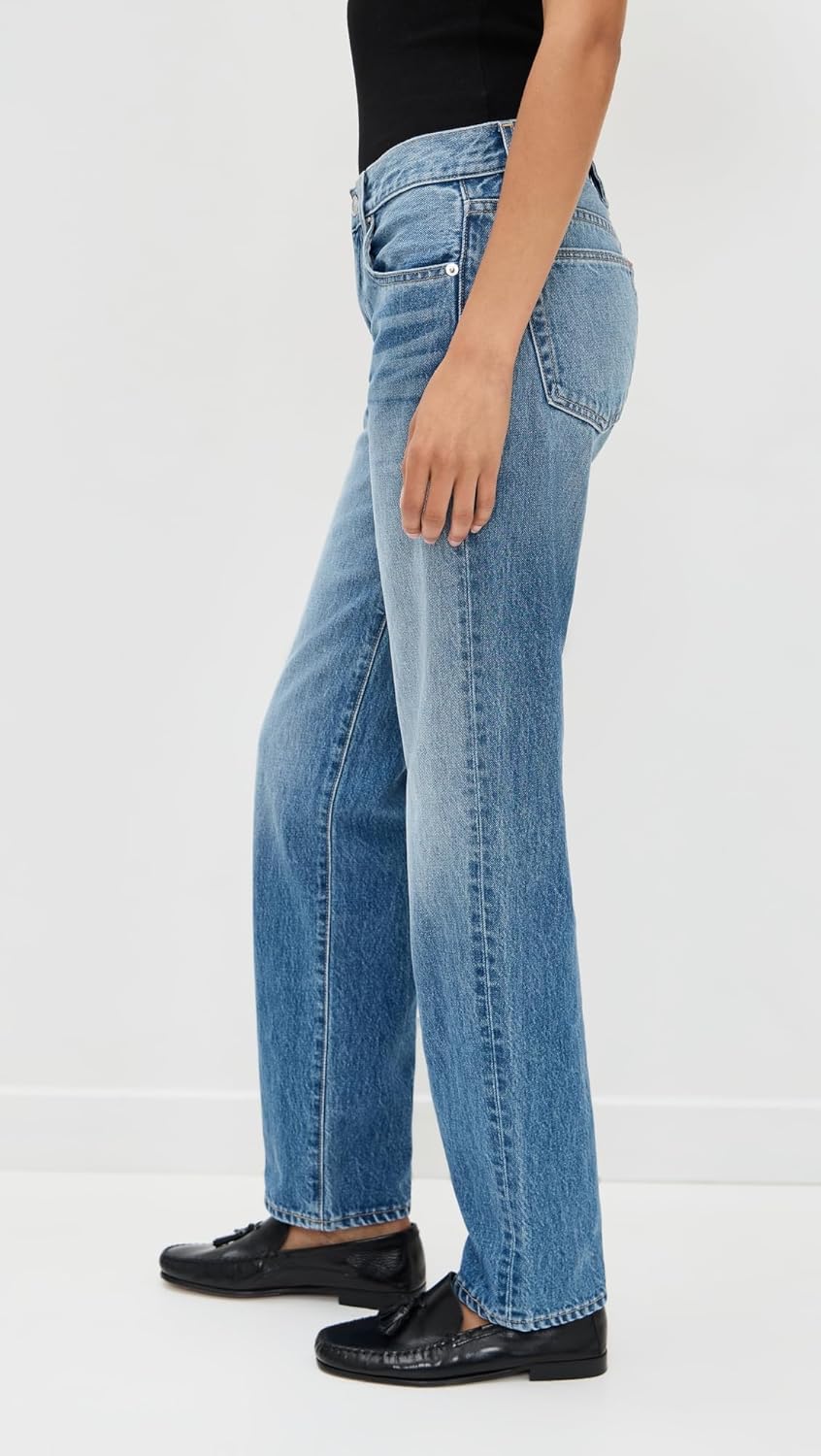 SLVRLAKE Women's Ellie Low Rise Relaxed Jeans - Image 4