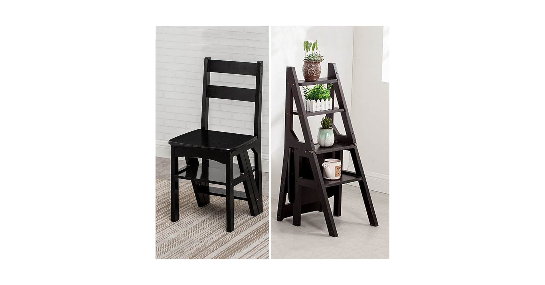 Amazon.co.jp: ステップチェア ステップスツール 木製折りたたみ