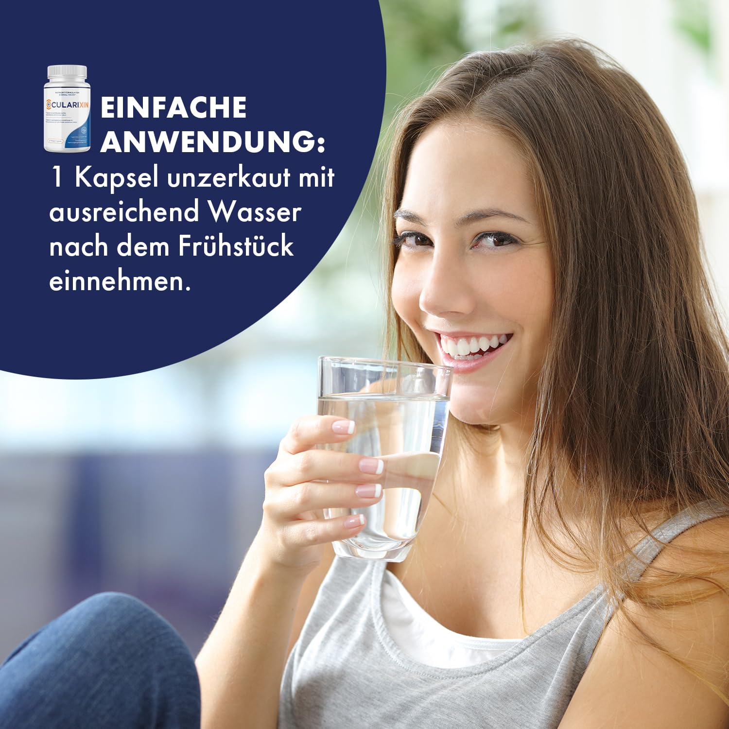 Ocularixin Kapseln | Für deine tägliche Balance | Mit Lutein, Vitaminen & Pflanzenextrakten | 1x30 Kapseln