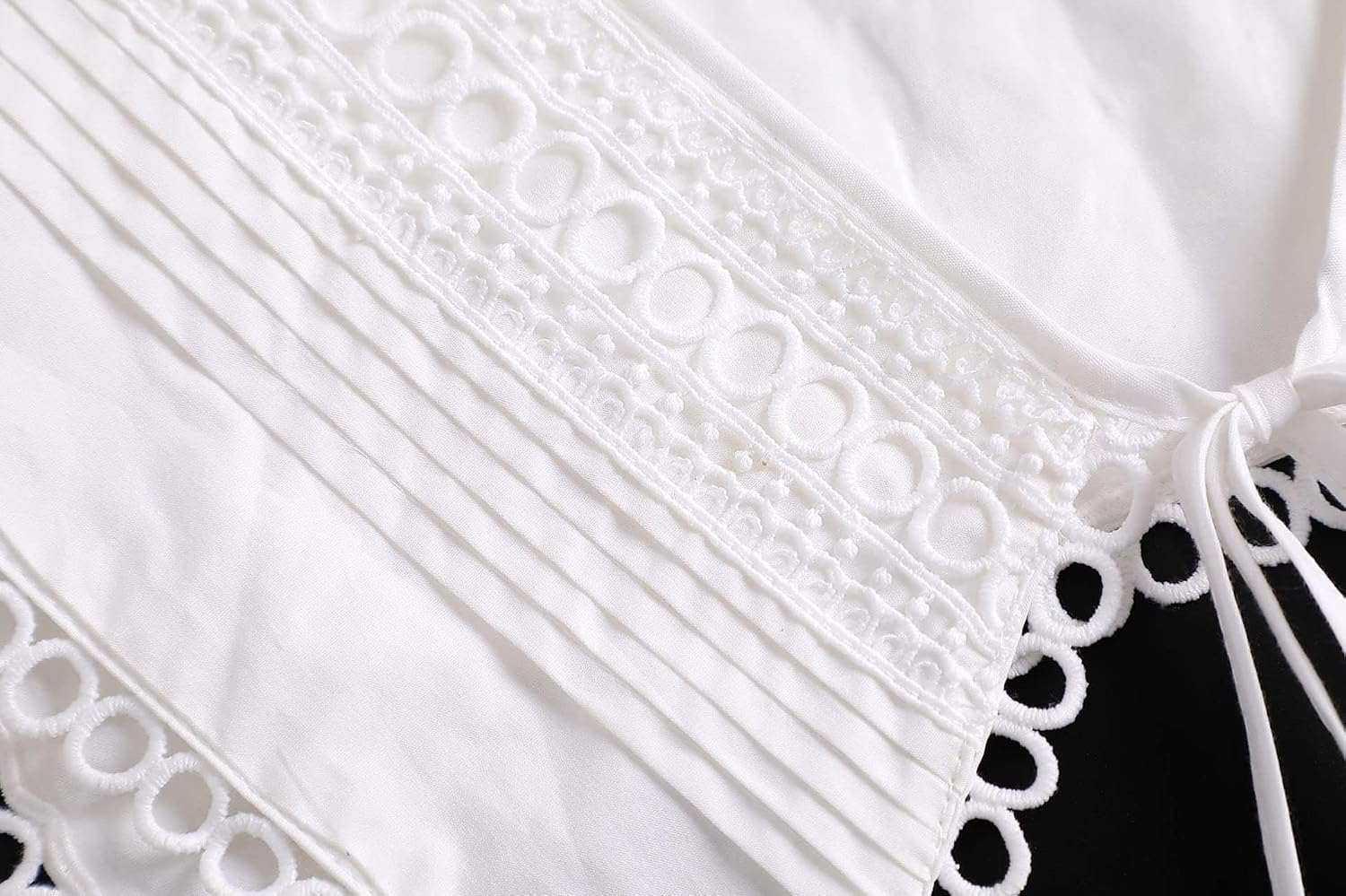 Women's Dickey Collar Fake Collar Shoulder Shawl False Collars White image 4