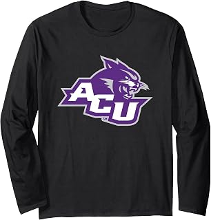 Abilene Christian Wildcats Icon Officially Licensed Long Sleeve T-Shirt