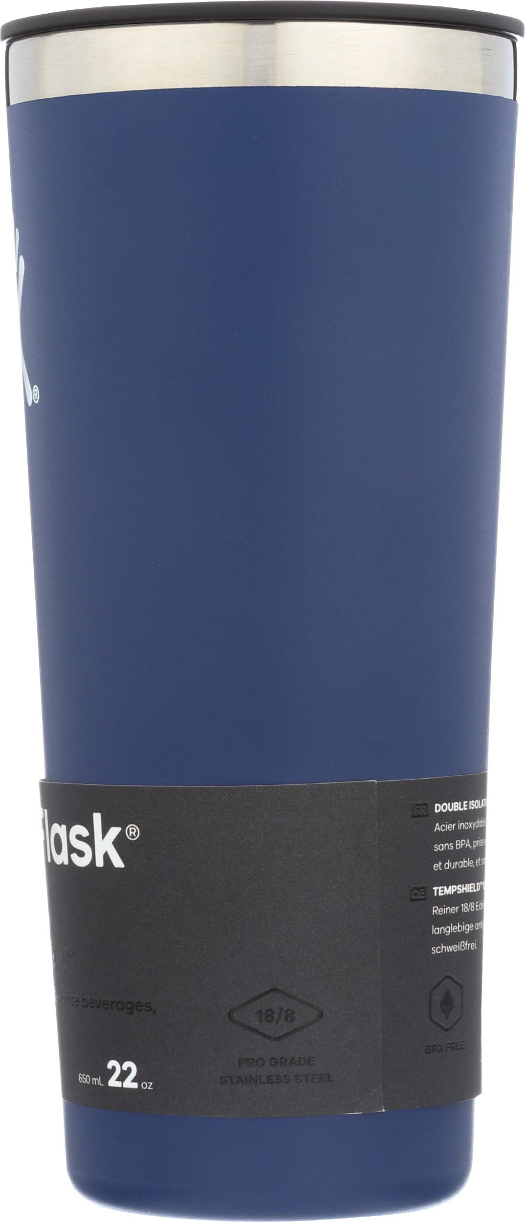 Amazon.com: Hydro Flask Tumbler Cup - Stainless Steel & Vacuum Insulated -  Press-In Lid - 22 oz, Cobalt : Home & Kitchen