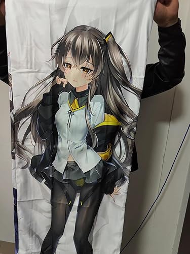 Miniatura 4 de Funda de almohada corporal para niñas Frontline UMP4 Dakimakura (59.1 x 19.7 pulgadas59.1 x 19.7 in) piel de melocotón satinado
